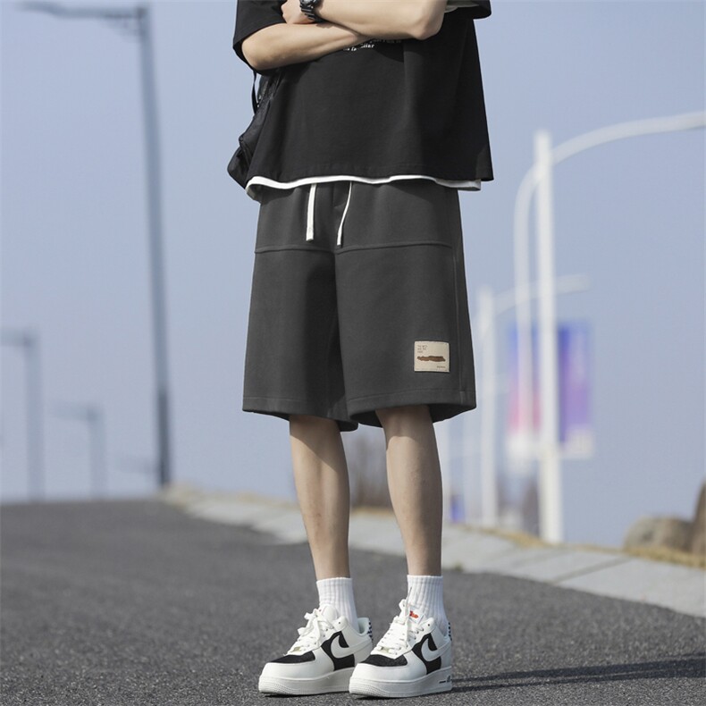 夏季薄款运动服痞帅短裤美式高街潮牌直筒宽松XD1721特批29,男装牛仔裤,星座718