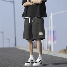 夏季薄款运动服痞帅短裤美式高街潮牌直筒宽松XD1721特批29，男装牛仔裤，星座718