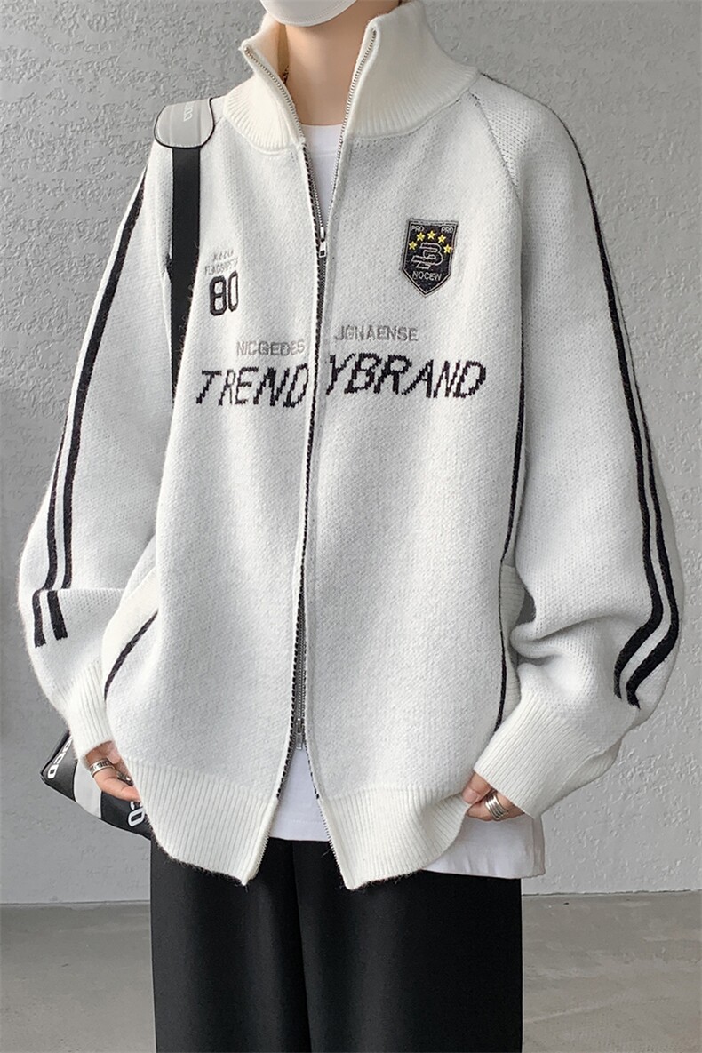 8XL-M超大码毛衣棒球服外套男针织衫开衫赛车夹克男MY1220-P118,男装夹克,电商D206-1