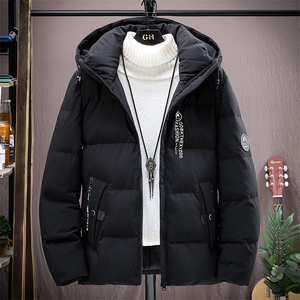 男式冬季青少年连帽短款棉衣男时尚百搭棉服外套MY719-P78图片