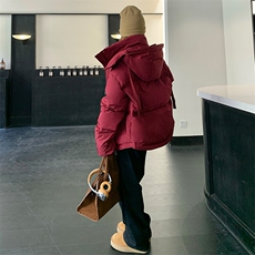 新品现货2025冬季高品质个性大气棉衣2C125-8605P178K268，女装棉衣/棉服，2C125