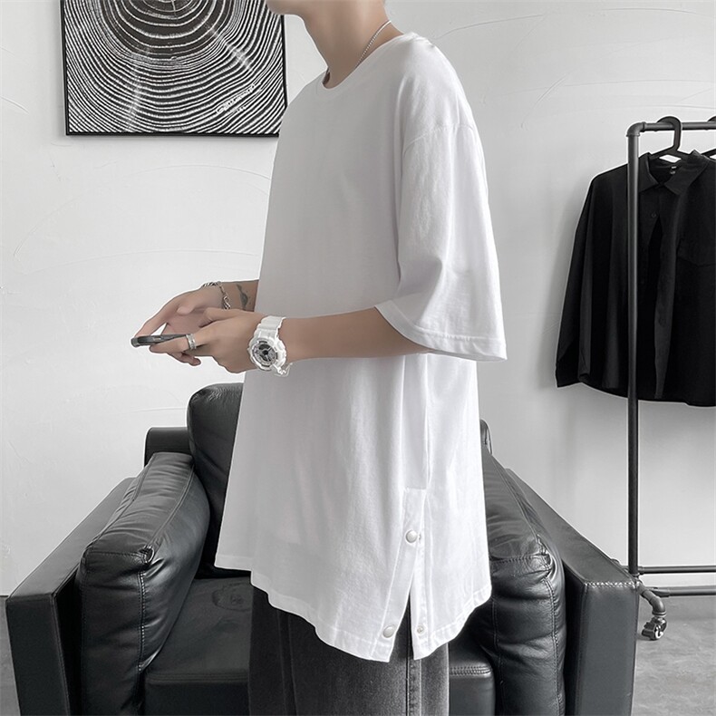 宽松潮流潮牌ins简约夏季百搭网红五分衣服半袖百搭T218-P20,男装T恤,星座512-2