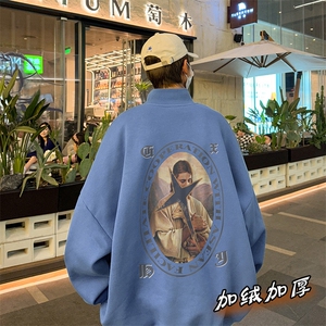 男装 加绒 加厚 高领 卫衣B239-G52-P48图片