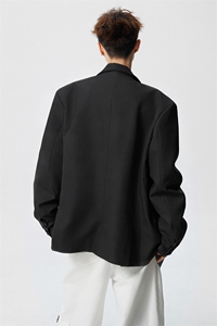 双排扣大码M-5XL西服男成分 96%聚酯纤维4%氨纶XF78127P85控128图片