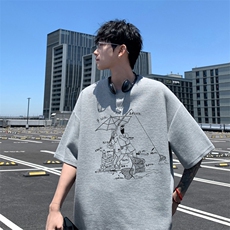 量大优供视频华夫格短袖T恤半袖男HDX533-特P18，男装T恤，电商B371