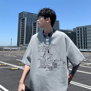 量大优 供视频  华夫格短袖T恤半袖男 HDX533-特P18图片