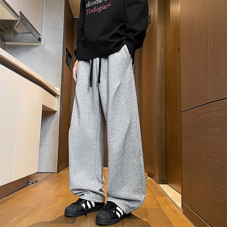 311B-1-KJ8113-P35控69秋季潮流弯刀裤卫裤男女休闲运动裤长裤，男装休闲裤，星座311B-1