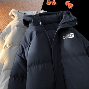 棉衣男冬新款港风连帽宽松面包服羽绒棉学生棉服MF300-P69(现货图片