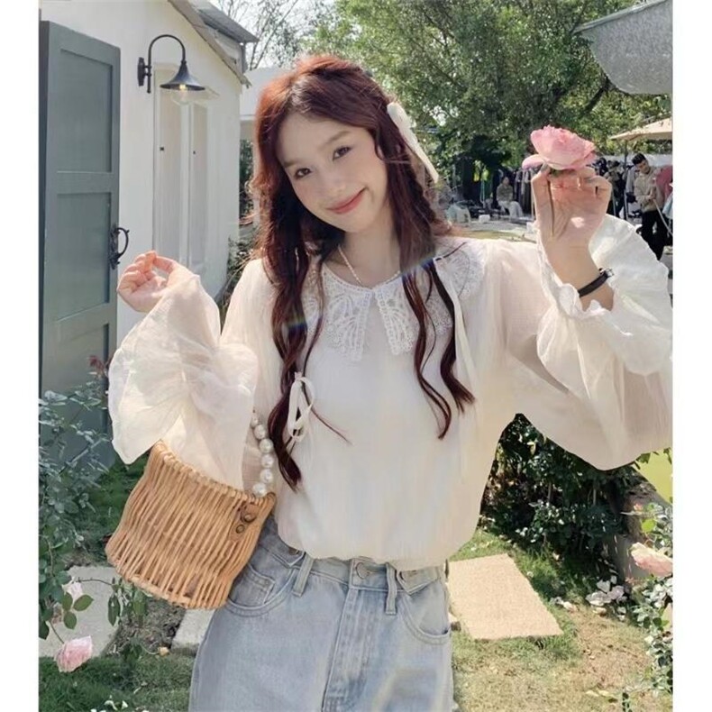 雪纺小衫衬衣，其它，泰靡(2F)