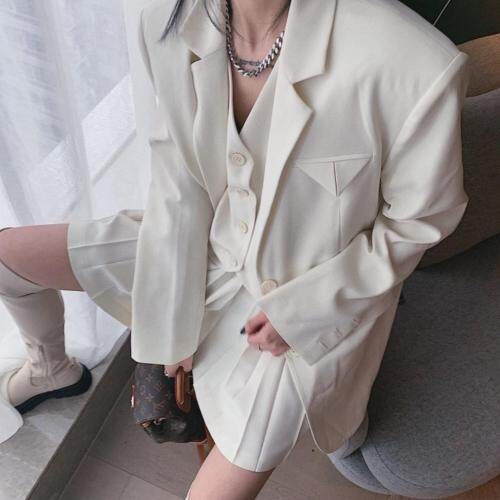 三件套西装套装，女装西装，last name