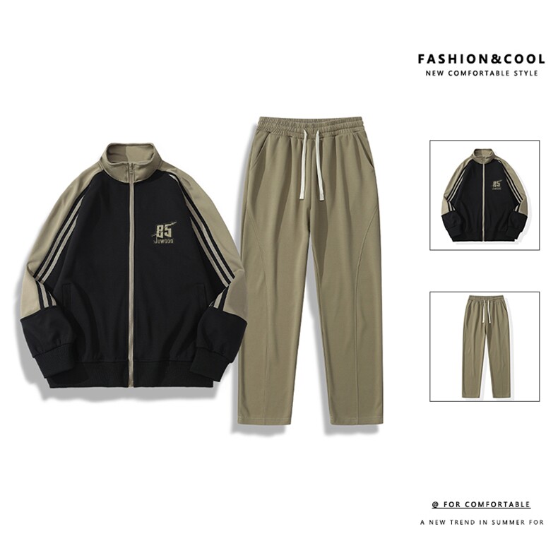 春季新款现货情侣套装男DSA157B-TZ5868-P85,男装休闲套装,电商A157B