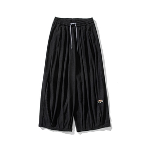 秋装 大码风灯芯绒阔腿裤日系哈伦休闲长裤中性加厚 K275/P70图片