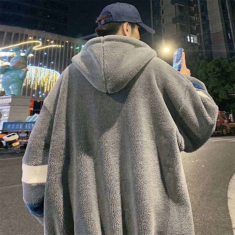 冬款加绒加厚棉衣连帽羊羔绒百搭外套2022潮男士918-P110控价158,男装棉衣,电商A441-1