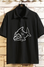 PL29041-P35翻领短袖polo衫男大码宽松半袖t恤男砖墙挂拍，男装Polo衫，电商A040A