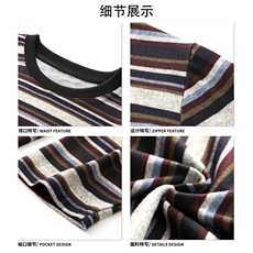 Vintage美式长袖T恤撞色圆领日系CityBoy复古上衣HY923TP28控49，男装T恤，电商A102B