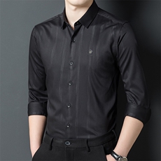 BEF2112钱塘2020-2中青年男士春秋新款时尚休闲长袖衬衣P72，男装衬衫，钱塘207-2