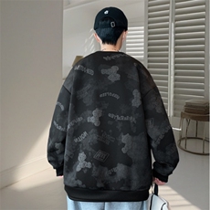 卫衣男青年春秋长袖青少年潮流休闲宽松学生打底衫WY3411-P55，男装T恤，星座1105-3