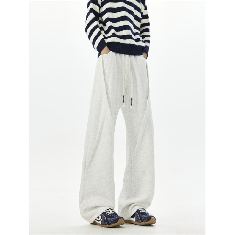 CK2516-特P42控78休闲裤男美式复古宽松直筒阔腿长裤55棉45聚酯,男装休闲裤,电商B370