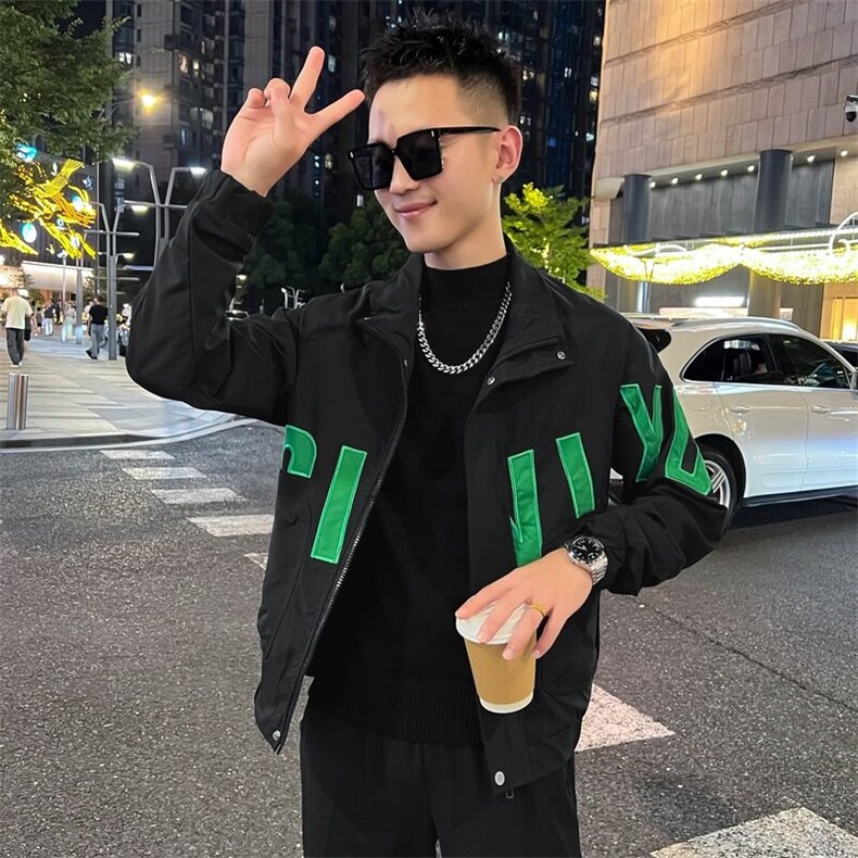 工装外套男新款潮流短款夹克衣服男士春秋款上衣夹克,男装夹克,星座1013