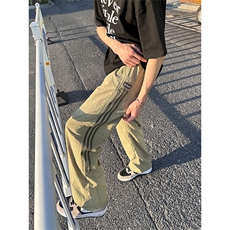 大量现货百搭条纹登山裤男夏季新款户外松紧抽绳长裤DY5032-P55，男装休闲裤，电商A178