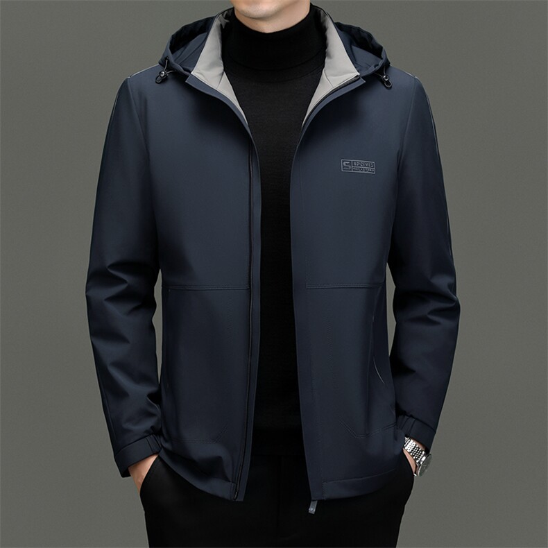 BZC2361钱塘2020-2时尚休闲简约冬季厚款中年男士羽绒服P225,男装羽绒服,钱塘207-2