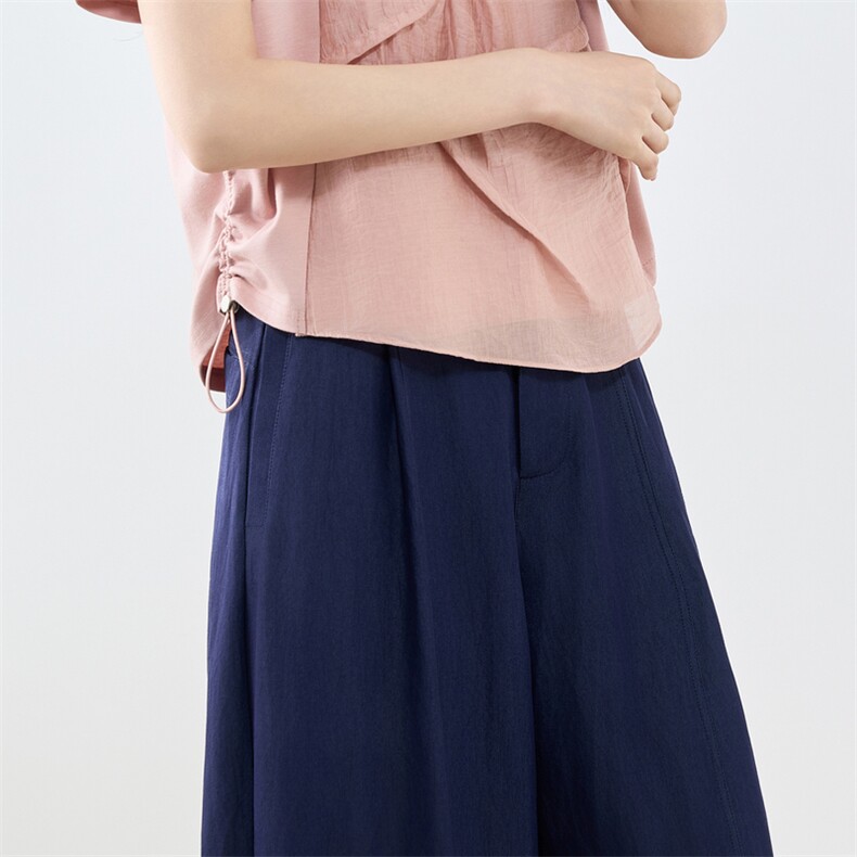 2026年夏季新款休闲女裤大脚弯刀裤时尚百搭长裤,女装休闲裤,梦芯尔