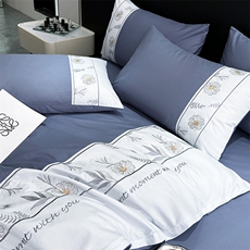 秋冬新款高密度全棉四件套-佳期如梦，床品套件，一起卖家纺