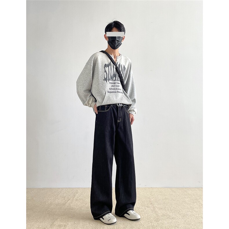 原牛半松紧腰高品质KZ812特P39,男装牛仔裤,电商B342