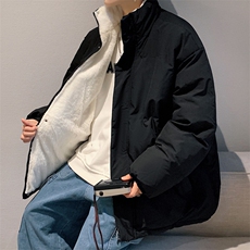 ！2023秋冬新款男士加绒加厚棉服立领百搭棉衣外套MY100特P75，男装棉衣，电商B220