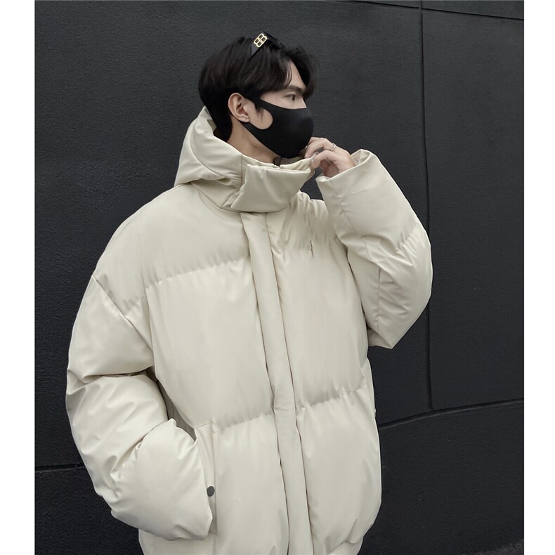 ~ 港风宽松高品质短款棉衣 立领连帽棉服M6706-P128图片