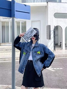 针织外套十牛仔外套图片