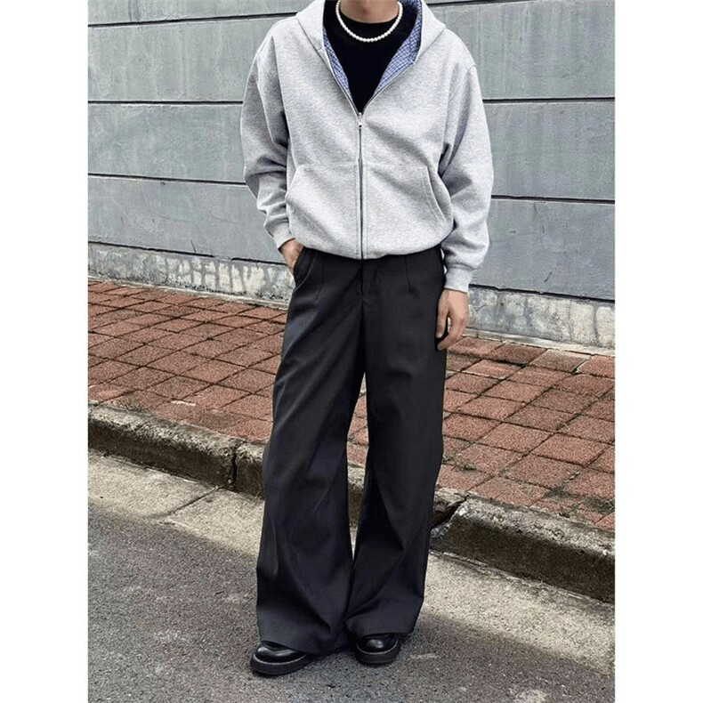 抖音得物高品质二开26春季美式潮牌两面穿连帽卫衣开衫男女外套,女装短外套,电商A443