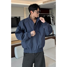高品质春装新款老钱风美式高街解构立领棒球服飞行夹克休闲外套潮，男装夹克，电商A486