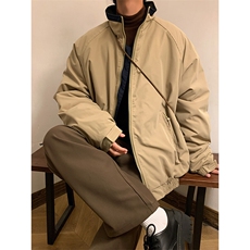 DY6586-P80新款男女加厚日系简约棉服气质时尚慵懒百搭情侣棉服，男装棉衣，星座603-2