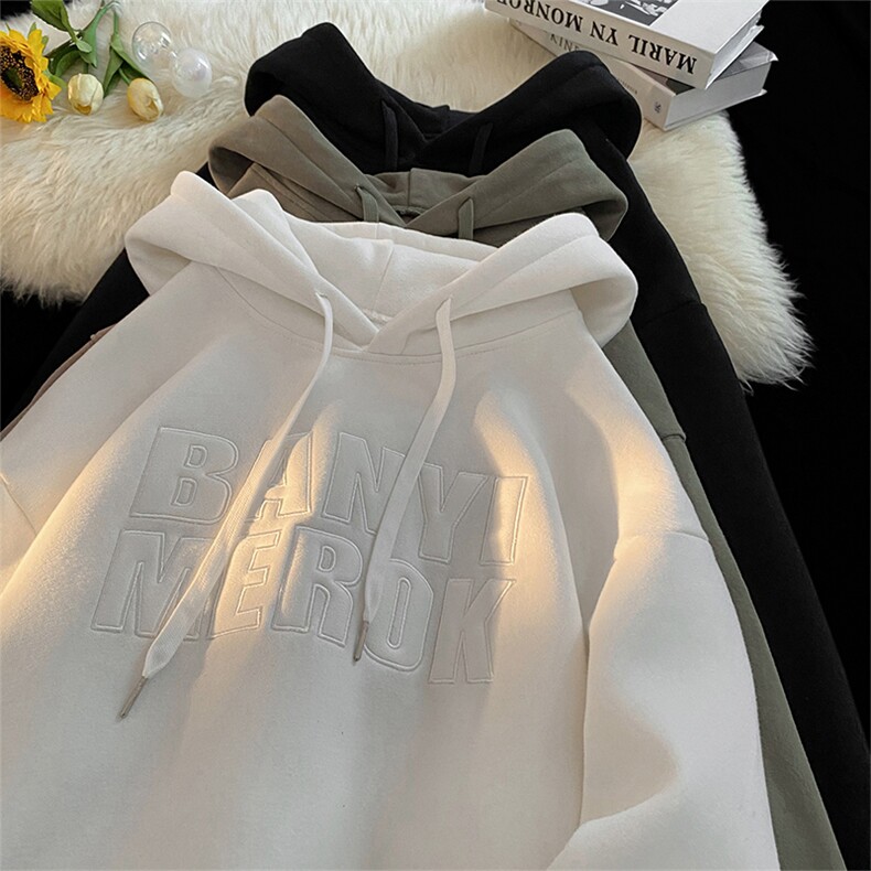 QC5208-TP45控价68秋季新款贴布绣休闲百搭连帽卫衣套头外套男,男装卫衣,电商A102-1