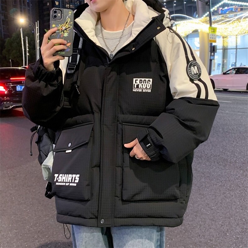 79001-P235冬季90白鸭绒羽绒服男连帽外套图片