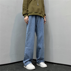 k1029-p40-控58 M-5XL 现货宽松cleanfit牛仔裤马丁靴黑暗黄泥图片