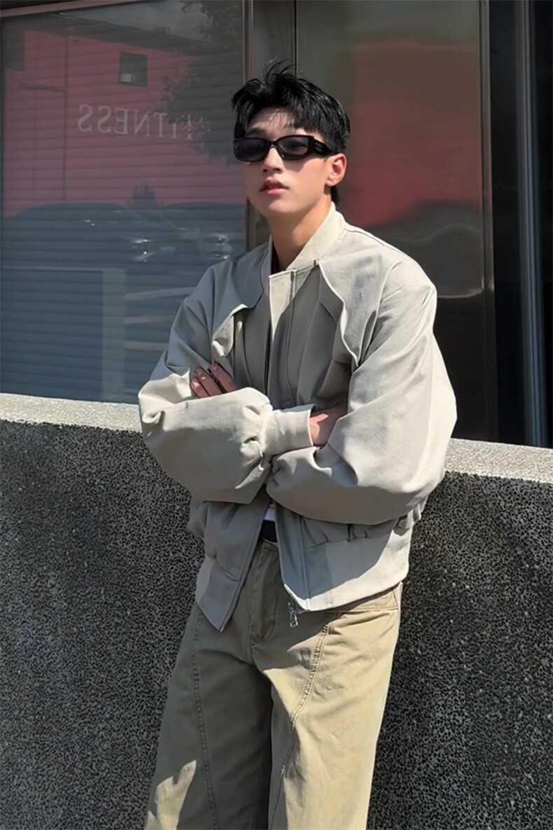 美式立领三防夹克棉服情侣教练冬季加厚保暖棉衣外套MF3668-特P78,男装夹克,电商B295