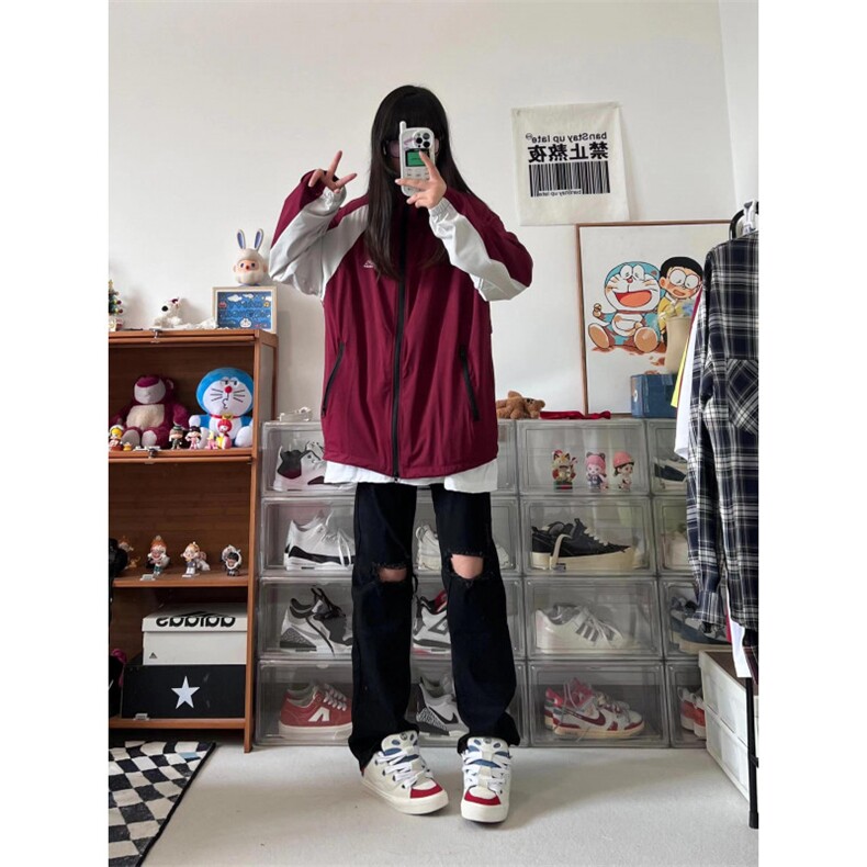 【网图】黑色破洞牛仔裤男夏季薄款美式vibe裤子1007-WWNZ01-P48,男装牛仔裤,星座1007（原301D）