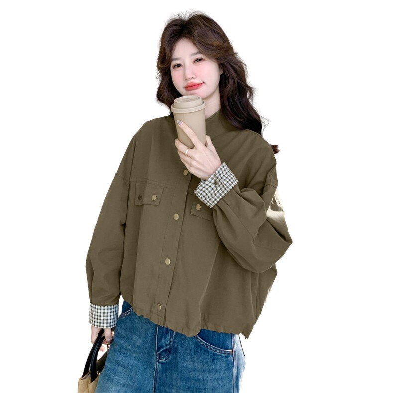 有货军绿色外套2C198-6829-P155K248,女装短外套,2C198