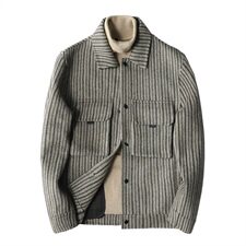 2021阿尔巴卡男士双面羊绒夹克短款外套毛呢大衣Y8889P315控428，男装毛呢大衣，电商D230