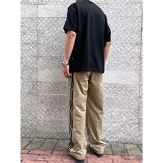 条纹三条杠运动夏季新款美式拼接冲锋裤百搭宽松直筒裤男女ins潮，男装休闲裤，星座506A