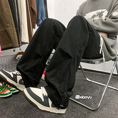 XZ616秋冬季宽松百搭灯芯绒玉米粒抽绳休闲裤TY954P45控58，男装休闲裤，星座512A（原616）