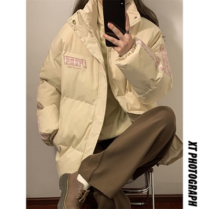 暖光女模休闲刺绣百搭棉衣潮棉服现货MY670-P108控138图片