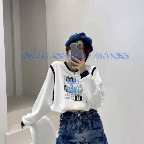 镶嵌重工艺卫衣，女装卫衣/绒衫，IEC