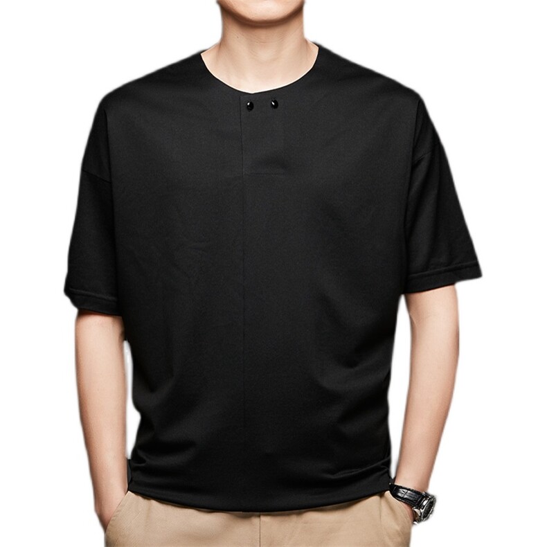 M50039限价258元夏季男士圆领短袖宽松休闲体恤青年t恤P150,男装T恤,电商B360
