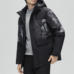 90白鸭绒黑金长款羽绒服2024新加厚男女情侣加厚外套防寒保暖上衣图片