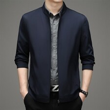 外套男冬季新款男装工装夹克韩版潮流休闲男士立领运动夹克衫男装,男装夹克,电商B212（原钱塘6029）