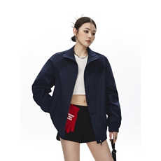 美式罗纹拼接袖子褶皱大码M-5XL教练夹克女JK78056P69控105，男装夹克，星座227-7