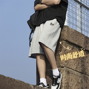 夏季潮牌美式百搭清凉休闲百搭宽松五分裤柔顺亲肤 XD1715特批29图片